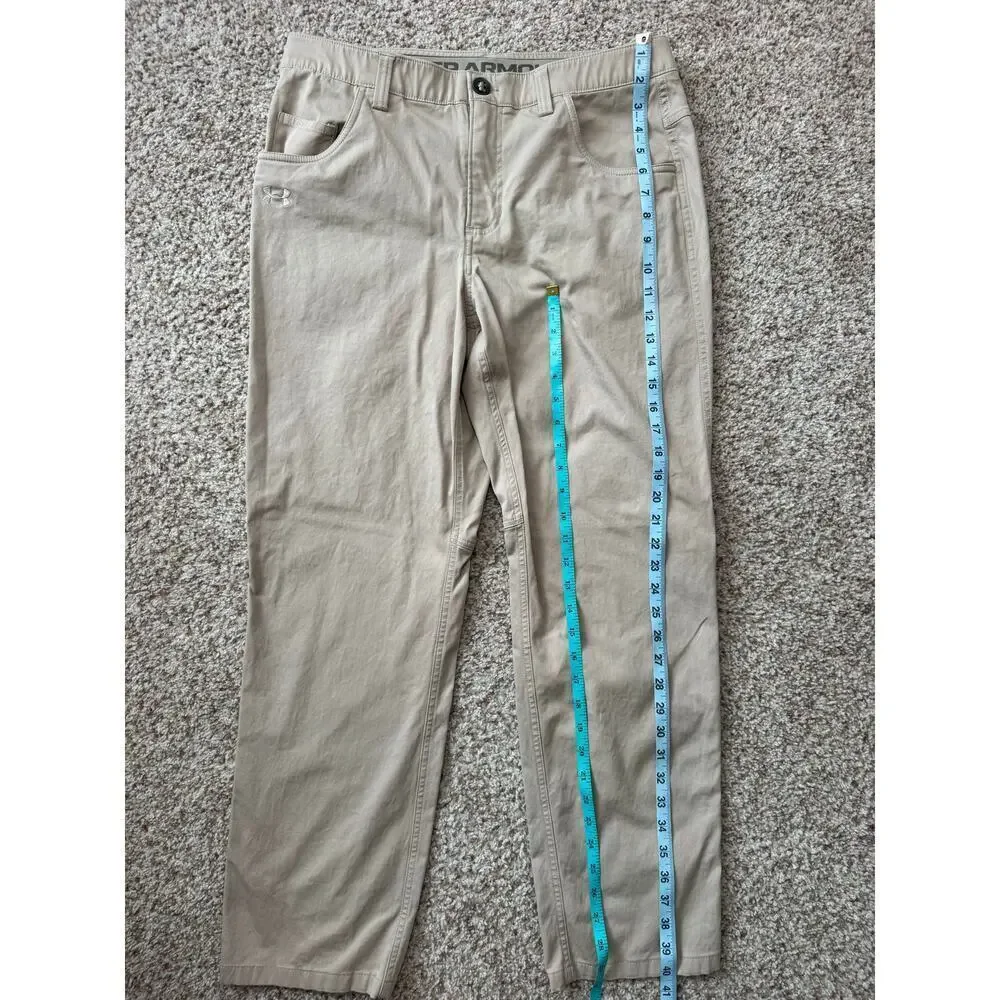 UNDER ARMOUR Men's performance Material Pants SIZE 32X32, Lightweight